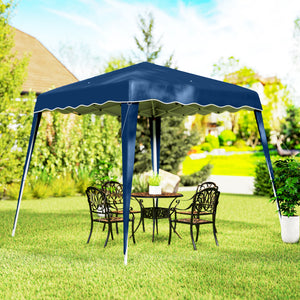 8 x 8 Folding Awning with Carry Bag, Blue
