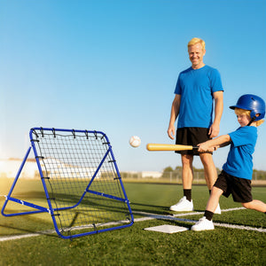 Rebound net, blue