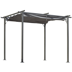 Retractable pergola 10 x 10, grey