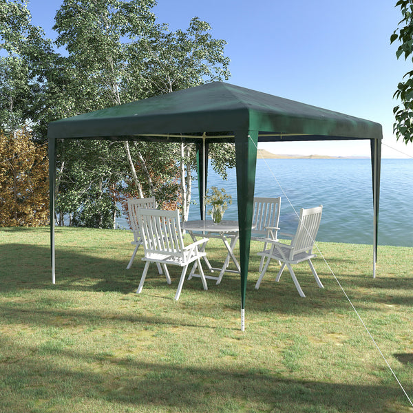 10 x 10 Portable Party Tent, Green