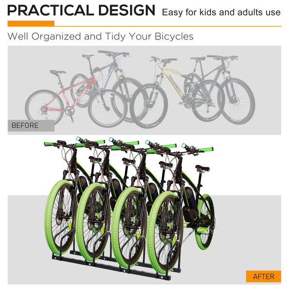 4-bike rack, black