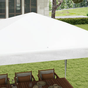 Portable 10 x 10 party tent, white