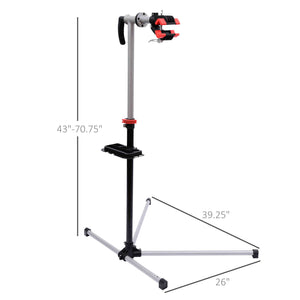 Adjustable bicycle repair stand 