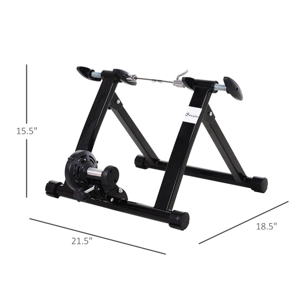 Stationary Bike Stand for Cycling Exercise, 26-28 Inch Wheels, Black