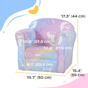 Toddler chair, bright fairy design