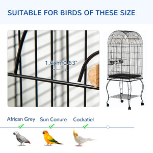 Large bird cage with opening lid