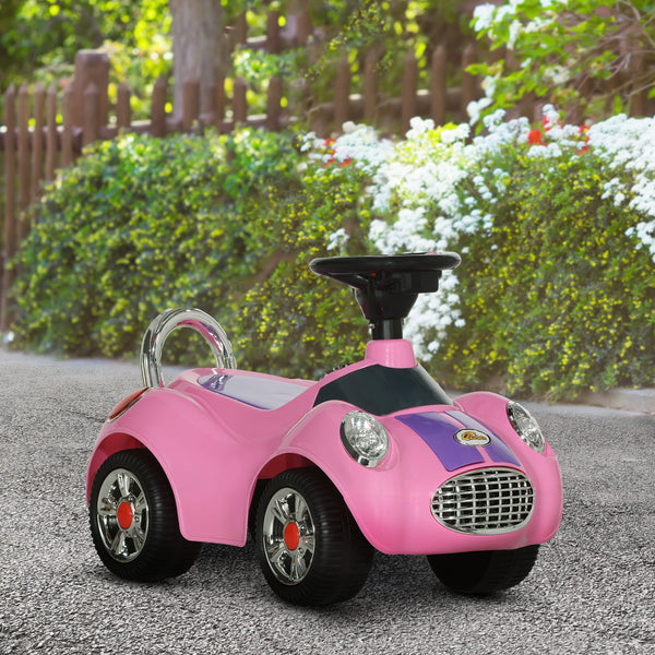 Toddler Push Car with Music, Horn and Light, Pink