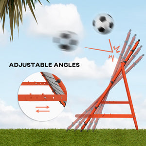 Adjustable rebound net, red