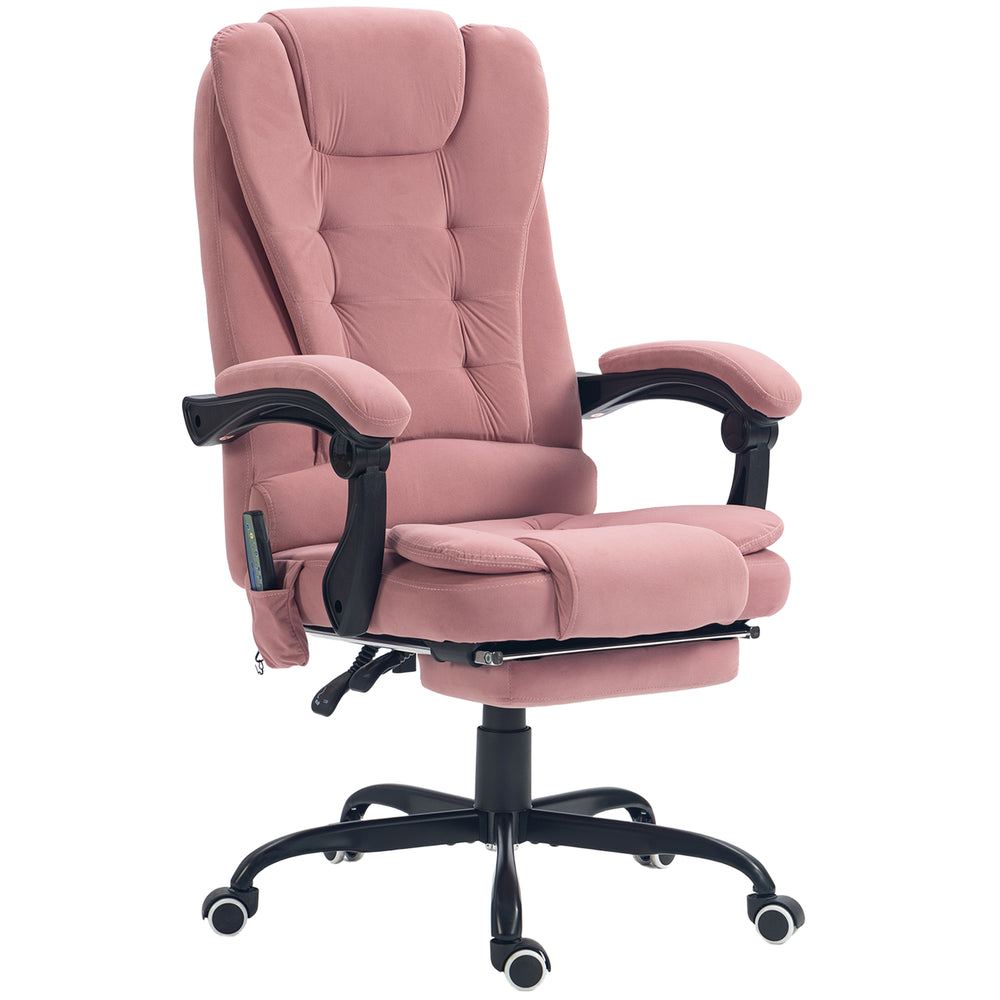 7-point vibrating massage chair, pink