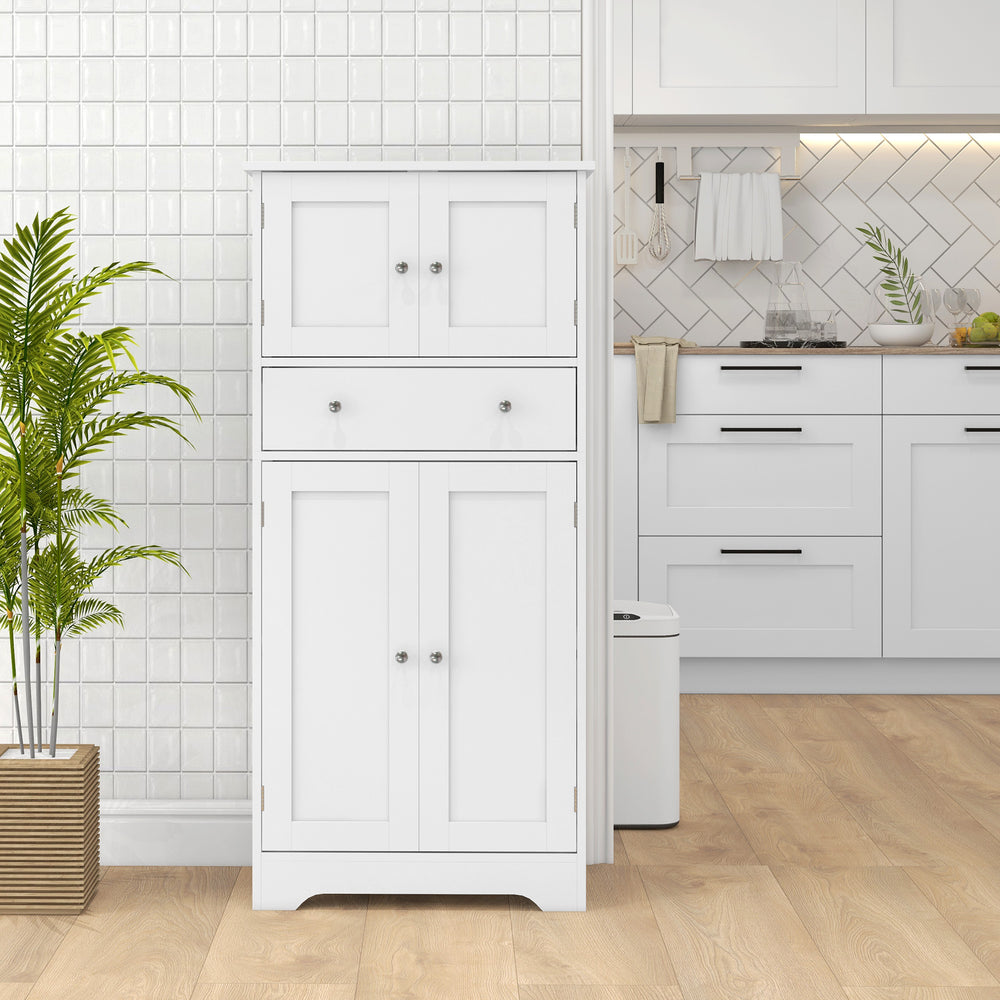 Kitchen storage unit, white