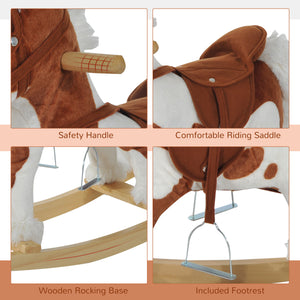 Rocking horse with nursery rhyme, music and light