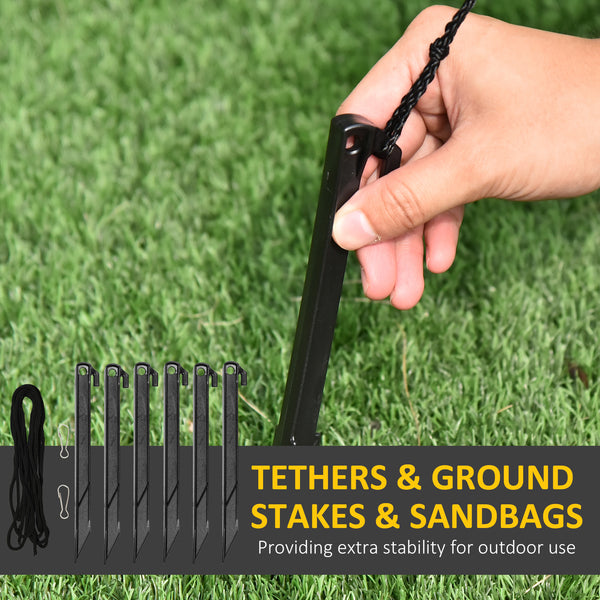 9ft Halloween Inflatable Haunted Tree with Pumpkins, Ghosts and Cat, LED Display