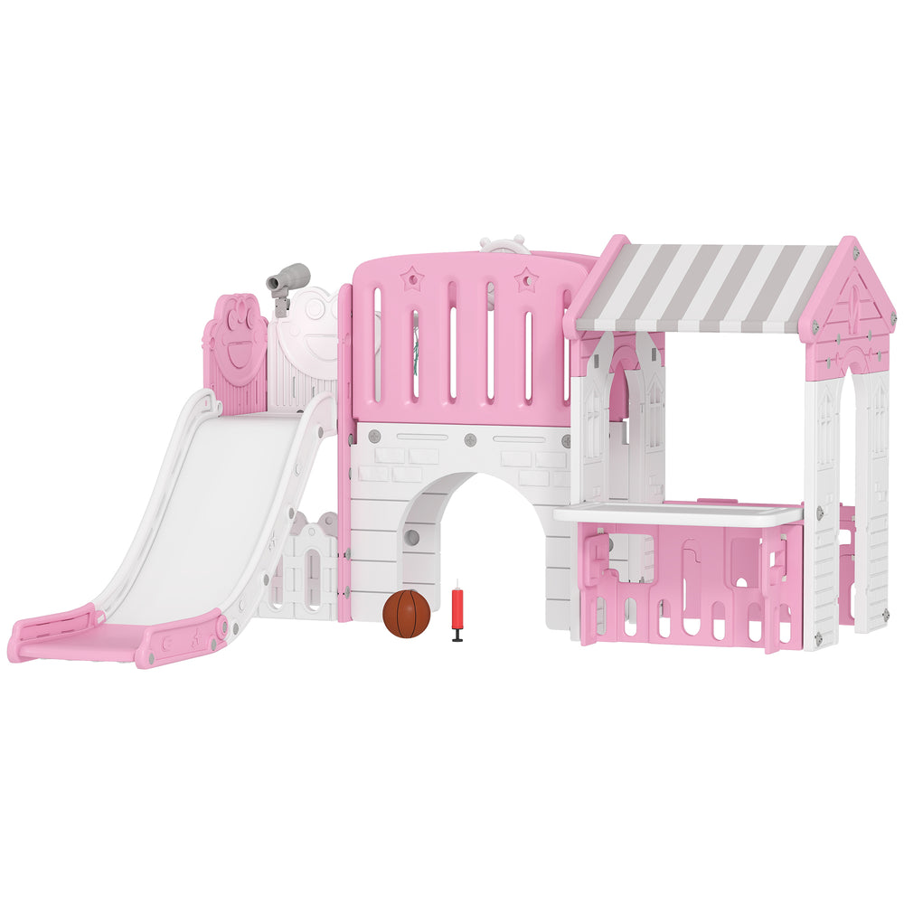 7-in-1 Toddler Slide, Pink