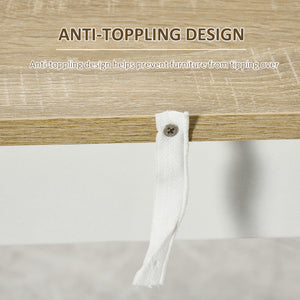 Bar table with 3 storage shelves, white