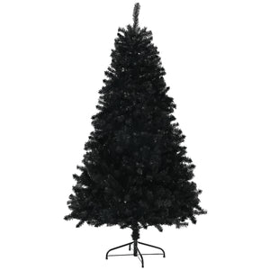 5ft Black Artificial Christmas Trees with Automatic Opening