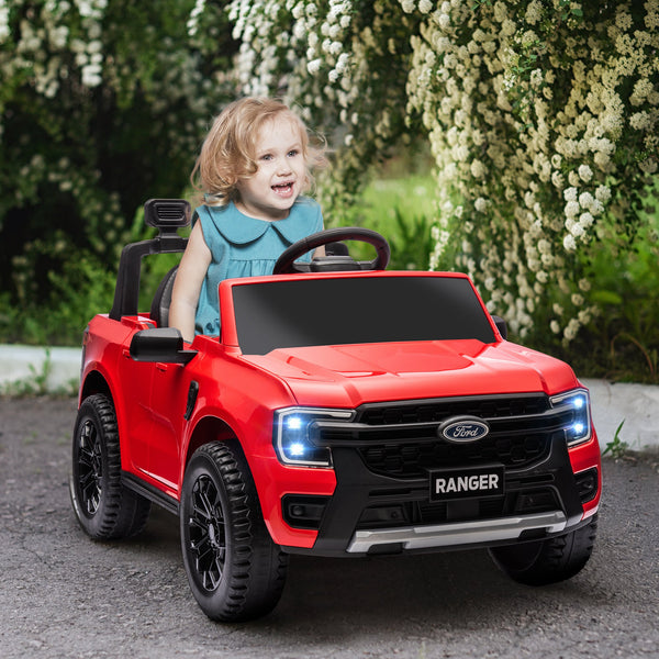 Ford Ranger 12V with rear storage, remote control, red