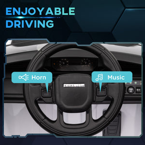 Land Rover Discovery Sport 12V Licensed with Remote Control, White