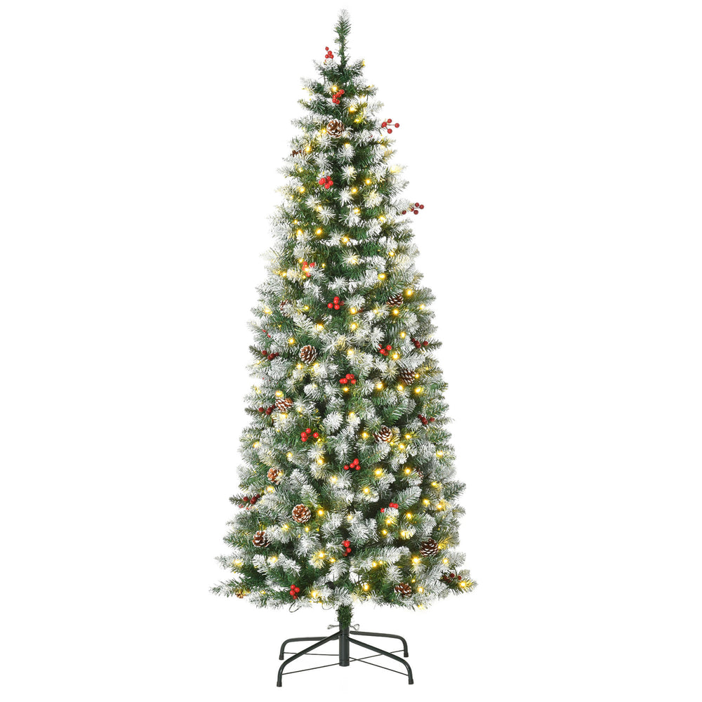 6ft Frosted Pencil Christmas Tree
