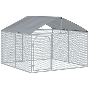 Kennel with waterproof and UV-resistant cover