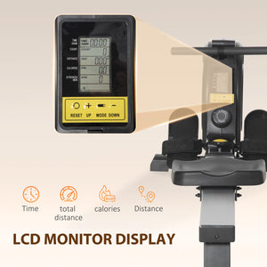 Adjustable Resistance Magnetic Rower with Digital LCD Display