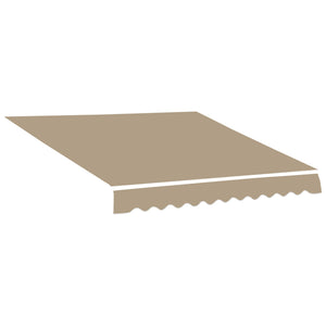 Replacement canopy for 8 x 13 retractable awning, UV protection, beige