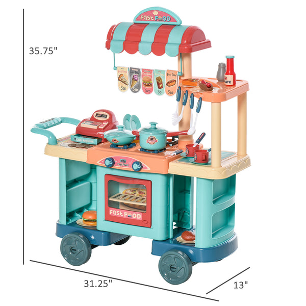 Fast food carts with 50 accessories