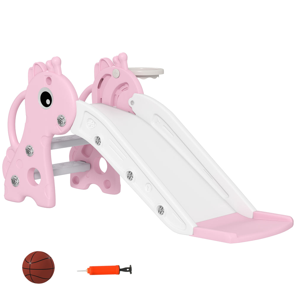 3 in 1 slide for toddlers pink
