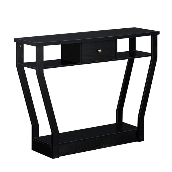 Modern sofa side table with drawer - Grey