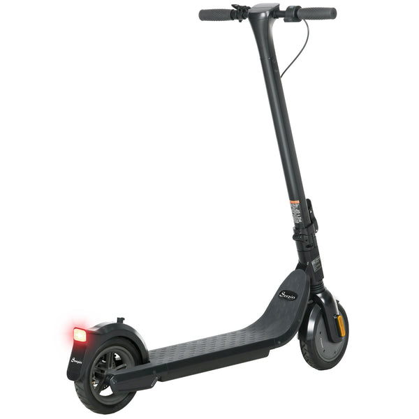 Foldable electric scooter with lighting, black