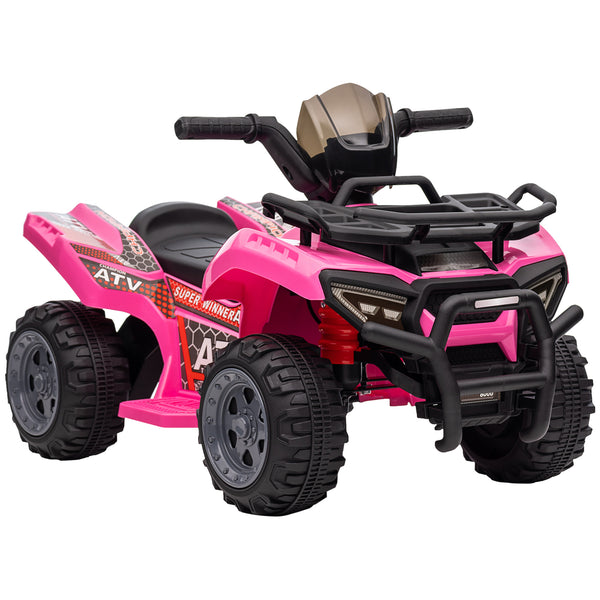 6V off-road quad, pink