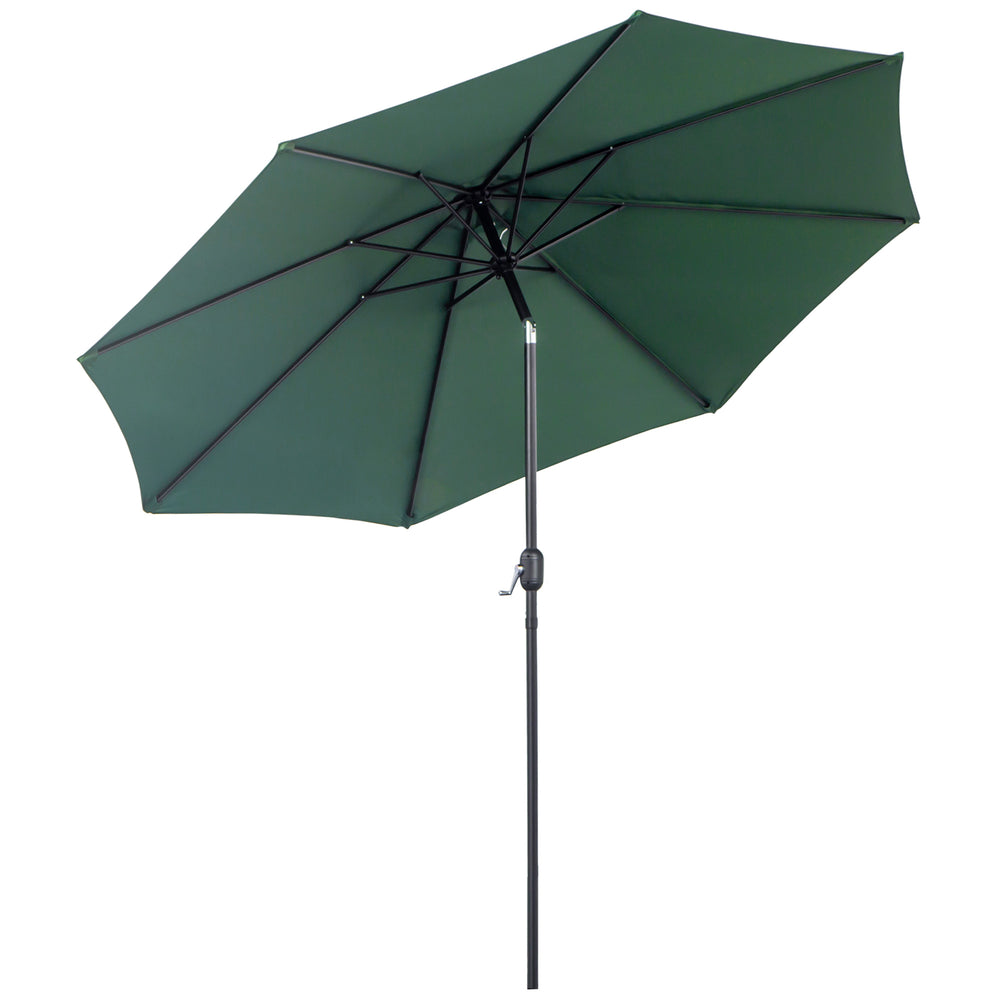 9.7-foot round parasol, green 