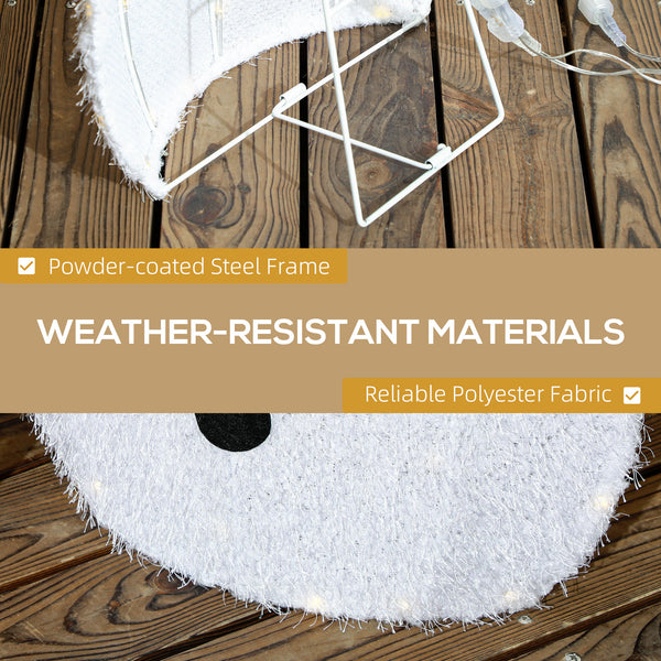 Luminous snowman, white