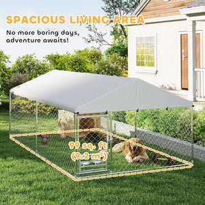 Enclosure with adjustable bowls, water-resistant cover, and secure lock