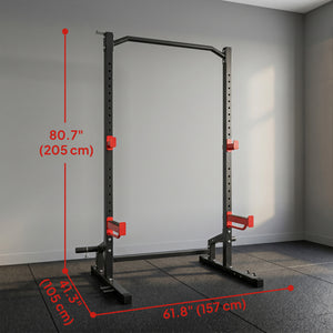 Reinforced weight rack with storage, 1,100 lbs
