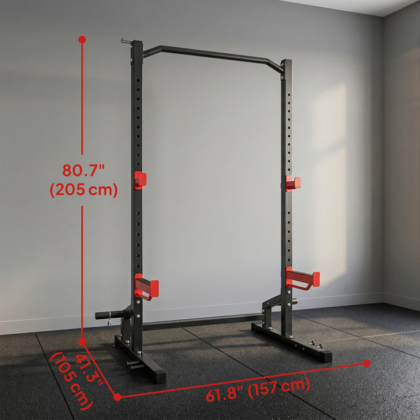 Reinforced weight rack with storage, 1,100 lbs