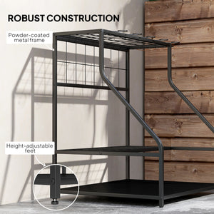 3-Tier Garden Tool Storage Tower