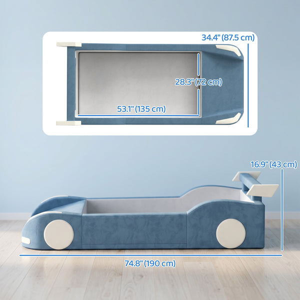 Blue foam car play modules with ball pit