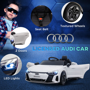 Audi 12V with remote control, white