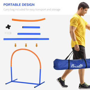 4-piece obstacle course with carrying bag