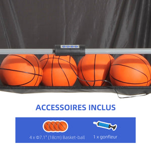 Double Shots Two-Player Foldable Arcade Basketball System