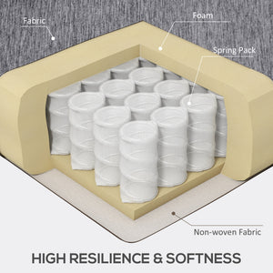 Modern corner sofa with chaise longue with wooden legs, gray