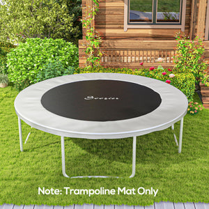 Replacement mat for 14-foot trampoline, black 