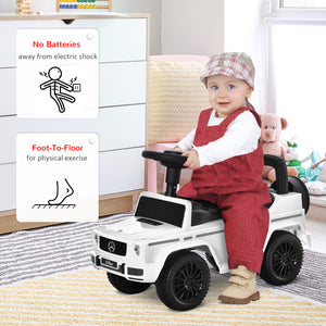 Mercedes-Benz G350 Licensed Kids Push Car, White