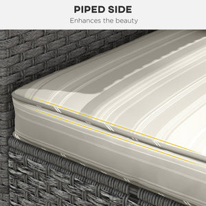 Replacement Cushions, Set of 4, for Patio Chair, Indoor and Outdoor, Gray