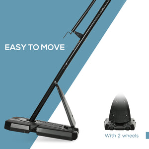 Portable Outdoor Basketball Hoop, Adjustable Height 292-350cm