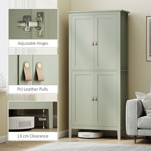 Storage unit with motion sensor and LED lighting, green