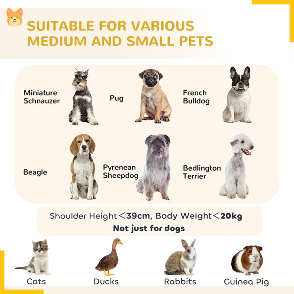 8-Panel Foldable Dog Playpen with Ground Stakes