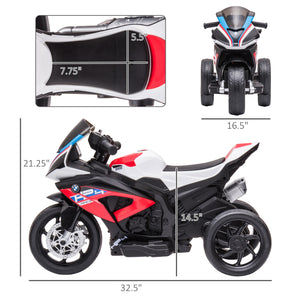 6V 3-wheel electric motorcycle, red