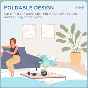 Green foldable toddler slide