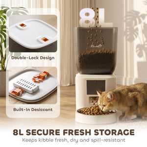 8 L Wi-Fi automatic feeder with voice message